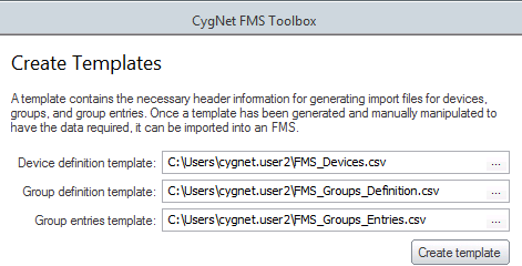 Create Templates
